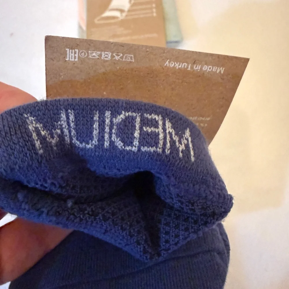 On Cloud Running‎ All-Day Socks in Navy and Gray/Pink - Size M NWT - Picture 4 of 4